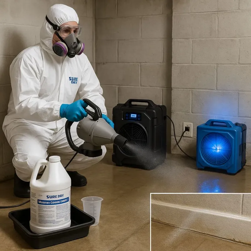 Sanitization and Odor Removal process in North Babylon, NY